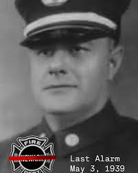 Today, the Newark Fire Department honors fallen Captain John J. Walser May  3, 1939