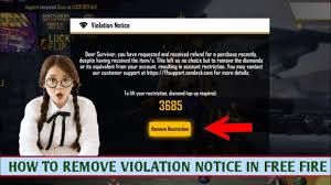 New a124 character skill test free fire a124 character ability changed test gameplay. How To Remove Violation Notice In Free Fire 2020 Violation Notice In Free Fire Free Fire India Youtube
