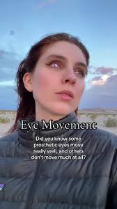 Many people are surprised to learn some prosthetic eyes can move! That’s  called a range of momement, and people with prosthetic eyes have varried  ranges of movement. #prostheticeye #oneeye ...