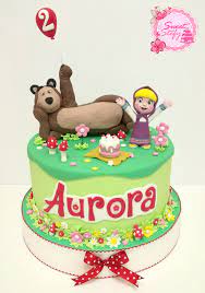 Masha E Orso Masha And The Bear Cake Sweetstefy On Instagram Sweetstefy Cakedesign Cakedes Baby Birthday Cakes Masha And The Bear 4th Birthday Cakes