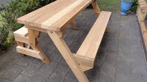Bench That Turns Into A Picnic Table Plans Goodworksfurniture In 2020 Folding Picnic Table Picnic Table Bench Picnic Table