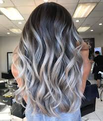 An ombrecan be a huge variety of different hair color combinations and that is what makes it so popular! Pin By Klc Last Name On Hair Color Cooler Tones In 2018 Pinterest Hair Hair 2018 And Hair Styles Ash Hair Color Ombre Hair Blonde Grey Blonde Hair