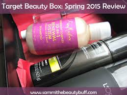 Sammi The Beauty Buff Target Beauty Box Spring 2015 Review