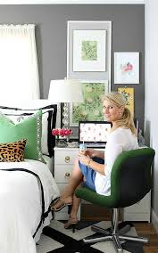 Payroll software helps in managing payrolls for employees by automating the paying process. Photo Cred Bliss At Home Www Bliss Athome Com Bedroom Office Combo Home Office Space Work Office Decor