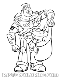 Buzz Lightyear With An Alien In A Christmas Sock Toy Story Coloring Page Toy Story Coloring Pages Cartoon Coloring Pages Disney Coloring Pages