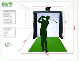 The Net Return Golf Simulator Series Golf Simulator Room Golf Net Golf Tips