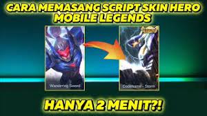 Gratis cara memasang script radar map tutorial memasang script skin dan radar mobile legend, radar map mobile legends bukan aplikasi mod no root, cara pasang script radar ma. Cara Memasang Script Skin Hero Di Mobile Legends Terbaru 2021 Cara Pasang Script Skin Ml Youtube