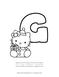 Hello kitty inspired happy birthday banner. Free Printable Hello Kitty Tracing Letters Worksheets Tulamama