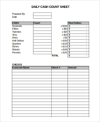 Grab a regular 2d column and then make sure your values are correct. Cash Sheet Template Free Insymbio