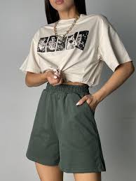 Шорты SHOPDAANNA (футер 2х нитка) 72453551\709 купить в Омске по цене 2 390  руб. | Отзывы, описание и фото - Шоу-рум №1 ShopDaAnna