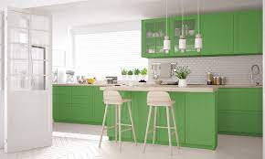 The designer graciously supplied that this custom cabinetry is painted best kitchen lighting farmhouse kitchen lighting kitchen island lighting diy kitchen decor kitchen. 20 Green Kitchen Design Ideas For Your Home Design Cafe