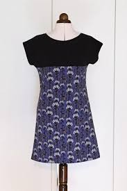 Das edle kleid mit gerader schnittführung ist schöner basisschnitt. Einfaches Jerseykleid Aus Kimono Tee Schnittmuster Nahtalente