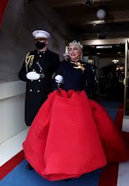National anthem in a giant custom schiaparelli haute couture look designed by. Fashions Of The Biden Inauguration Hollywood Reporter