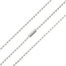 Sterling Silver Hypoallergenic Ball Chain Necklace 1 8 Mm 24 Thanks A Lot For Necklace Chain Lengths Ball Chain Necklace Sterling Silver Chain Necklace