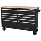   tabli mobile standard    9 tiroirs de 52 pouces de largeur avec plateau en bois mass     Husky