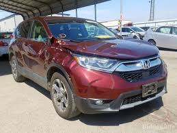 It has quality cabin materials, lots of seating and cargo space for its class, great safety scores, refined. Honda Cr V Ex 2018 Burgundy 1 5l 4 Vin 7farw2h55je019376 Free Car History