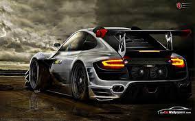 Porsche Black Modify Super Car Racing Car Wallpapers Porsche 911 Gt