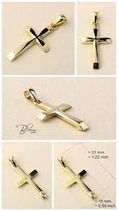 New men's gold chains with free uk delivery. Solid Gold Cross Necklace 14k Gold Cross Pendant Necklace For Etsy Gold Cross Pendant Gold Chains For Men Chains For Men