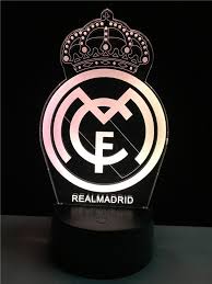 real madrid logo logo touch 3d colorful nightlight lamp real madrid logo real madrid wallpapers real madrid
