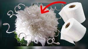 04 toilet paper flowers diy thanks for watching :) don't forget to subscribe to all of my channels: From Toilet Paper To A Beautiful White Flower Blumen Selber Basteln Blumen Basteln Toilettenpapier Blumen