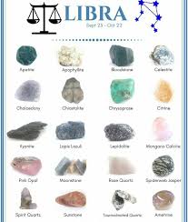 Libra September 23rd October 22nd Crystal Zodiac Guide Crystal Healing Stones Stones And Crystals Healing Crystal Jewelry