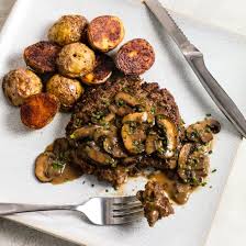 In a large bowl, combine beef, egg, bread crumbs, garlic powder, onion powder, and paprika. French Onion Hamburger Steaks With Potatoes And Gravy Cook S Country
