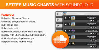 better music charts with soundcloud wordpress plugin