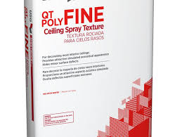 The knockdown drywall texture has a random, splattered appearance. Sheetrock Brand Qt Poly Ceiling Spray Textures Usg