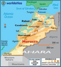 Vind hotels, controleer tarieven en boek online zonder reserveringskosten! Morocco Maps Facts Morocco Map Morocco Africa Map