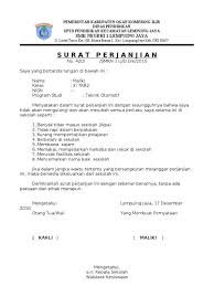 30 Contoh Surat Perjanjian Yang Baik Dan Benar 2020 Contoh Surat