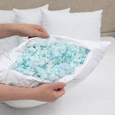 Sensorpedic Shredded Cooling Hypoallergenic Gel Memory Foam Jumbo Pillow Set Of 2 30007 The Home Depot Gel Memory Foam Foam Pillows Memory Foam