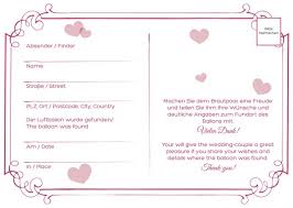 Der hochzeitsballon mit karten wird von den. Happy Gifts 50 Ballon Flug Karten Hochzeit Frisch Verheiratet Lesbisches Hochzeitspaar
