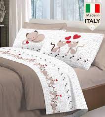 Che si tratti di un completo letto matrimoniale o di un completo lenzuola. Completo Lenzuola Letto Made In Italy