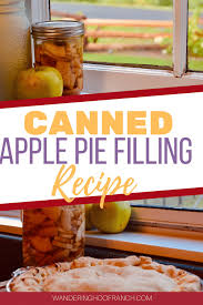 Canned apple pie filling printable labels recipe 4. Canned Apple Pie Filling Recipe Wandering Hoof Ranch