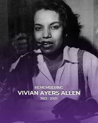 Vivian Ayers Allen Celebrates 101st Birthday as Literary Giant