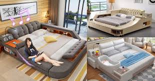 Are you a content creator who needs lots of. The Ultimate Bed With Integrated Massage Chair Speakers And Desk