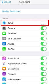 How to disable restricted mode on iphone. How To Disable Safari App On Iphone Ipad