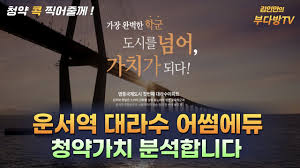 운서역 대라수 어썸에듀 청약가치 분석합니다 - YouTube