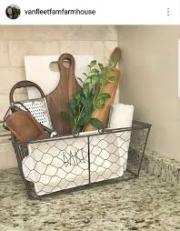 Cute Chicken Wire Basket With Kitchen Accoutrements Wire Basket Decor Tuscan Decorating Kitchen Chicken Wire Basket