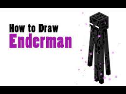 Learn how to draw a super simple version of an enderman from minecraft! How To Draw Enderman From Minecraft Youtube
