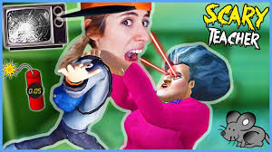 Scary Teacher 3d Deli Ogretmen Kotu Saka Oyun Kent Youtube