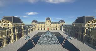 The louvre pyramid was completed in 1989 and la pyramide inversée (the inverted pyramid) was completed in 1993. I Built The Louvre In Minecraft Minecraft