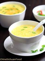 Corn Egg Drop Soup Corn Soup Recipe China Sichuan Food Egg Drop Soup Corn Soup Recipes Food