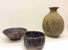 織部下北沢店で開催中 十作酒器展から平岡仁さんマンガン釉がぶ呑 酒器 平岡仁 陶器 織部 十作酒器展 abcb pottery oribe craft clay home decor decor vase