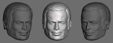 Valaverse Six Million Dollar Man Oscar Custom 6" 1/12th Scale 3D Printed  Head