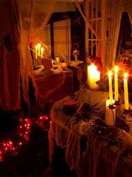 Light And Music Halloween Party Decorating Idea Halloween Haunted House Diy Halloween House Decoration Halloween Haunted Houses