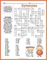 printable crossword puzzles for kids