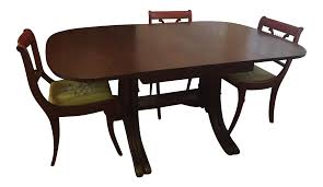 Midcentury italian dining room set with table and bar cabinet, 1940. Drexel Heritage Vintage Mahogany Dining Set Table And 6 Chairs Chairish