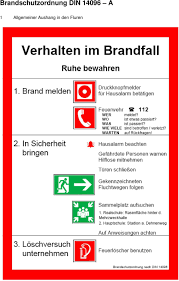 Brandschutzordnung teil b vorlage word. Brandschutzordnung Nach Din14 096 Der Realschule Hohenhameln Pdf Kostenfreier Download