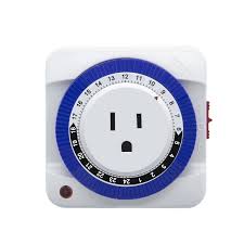 White Square 24 Hour Timer Portable Plug Timer Indoor Light Mobile Phone Tv Electric Blanket Fish Tank 220v Eu Plug Portable Lighting Accessories Aliexpress